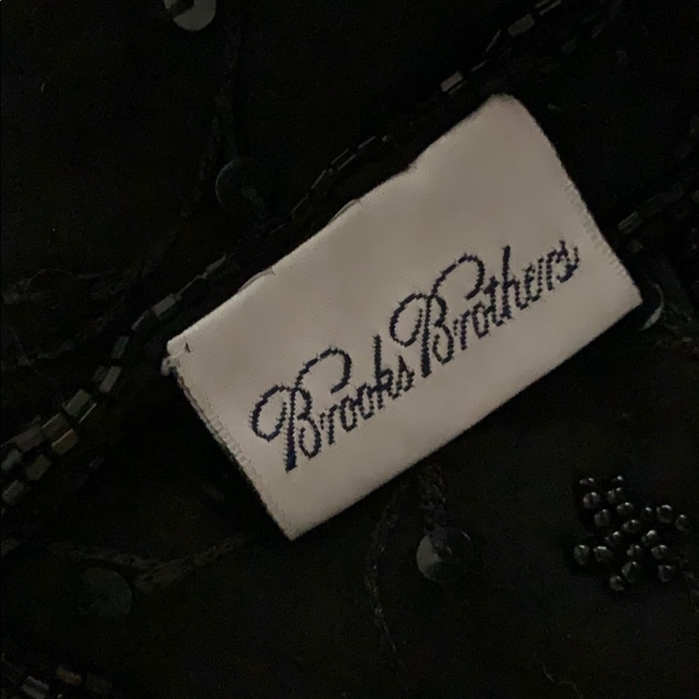 Brooks Brothers Black Sequin Shawl.  Never Worn.